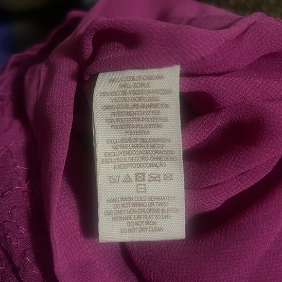 Free People fuschia purple speak easy tunic dress fully beaded - Picture 15 of 16